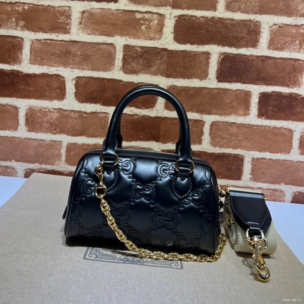 Firstbag ru top handle bag leather matelassé GUCCI GG 0719